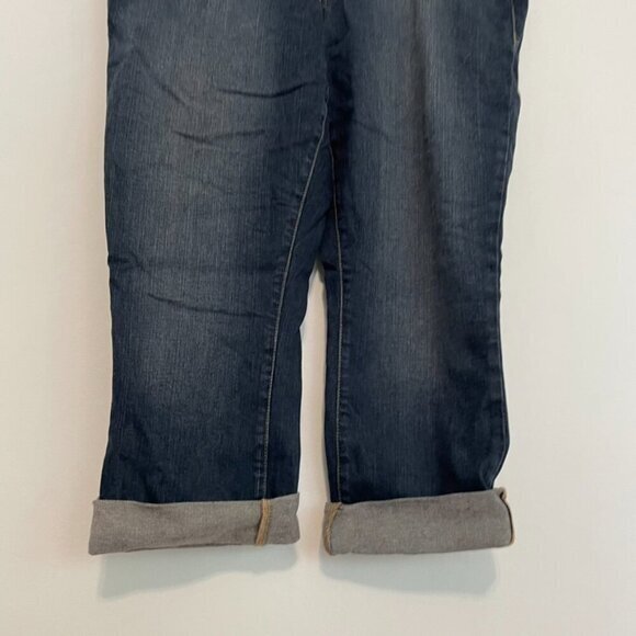 TORRID Plus Size Cropped Skinny Jean Dark Wash with Flap Pockets Crop Ankle 14 - Picture 4 of 15